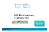 N2X Multiservices Test Solution - · PDF fileRedback SmartEdge Juniper E-Series Cisco 10000 Alcatel-Lucent 7750. 6 Ethernet Aggregation (layer-2) Switch The Ethernet Aggregation (or