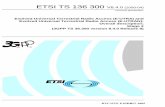 TS 136 300 - V8.4.0 - Evolved Universal Terrestrial Radio ... · PDF fileEvolved Universal Terrestrial Radio Access (E-UTRAN); Overall description; Stage 2 ... HTC/ZTE EXHIBIT 1005-3.