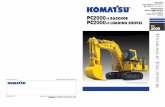 PC2000 - Komatsu Ltd. · PDF fileDynamic Noise 8 dB lower than PC1800-6 ... PC2000-8 is equipped with the new Komatsu SAA12V140E engine that features clean, fuel