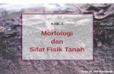 Morfologi dan Sifat Fisik Tanah -  · PDF fileBermanfaat untuk deskripsi tanah, ... • R: batuan (rocks) ... which is either rock or loose sediment