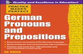 German Pronouns and Prepositionsmonsieurgael.free.fr/docs/Books/German/06.Practice Makes Perfect... · German Pronouns and Prepositions ... The English personal pronouns used as the