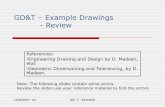 GD&T Example Drawings - Reviewhome.engineering.iastate.edu/~jcshahan/Technical Graphics/GDT_V... · 10/8/2009 - jcs GDT V - Examples GD&T –Example Drawings - Review References: