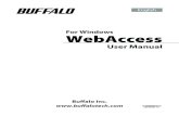 WebAccess for Windows User Manual - BUFFALObuffalo.jp/support_ap/webaccess-win/download/... · WebAccess for Windows User Manual 3 Chapter 1 Overview WebAccess for Windows With WebAccess