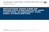 SITUATION ANALYSIS OF INFECTION PREVENTION AND …pdf.usaid.gov/pdf_docs/PA00JQ6P.pdf · AIDSTAR-One SITUATION ANALYSIS OF INFECTION PREVENTION AND CONTROL IN BISHKEK AND OSH, KYRGYZSTAN
