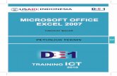 [MODUL EXCEL 2007 - MAHIR] 2010 - · PDF file[MODUL EXCEL 2007 - MAHIR] Pilot Project EMIS-ICT Strengthening in Aceh 2010 USAID-DBE1: Management and Education Governance . ... 1 Maria