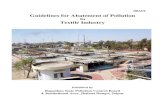 In Textile Industry - India Environment · PDF fileWaste water treatment technologies in textile industry ... exhaust methods for dyeing, ... • Recycling cooling water through cooling