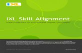 IXL Skill Alignment · PDF fileIXL Skill Alignment Grade 6 alignment for enVisionMATH Common Core Edition This document includes the IXL skill alignments to Pearson