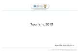 Tourism 2012 report - Statistics South · PDF fileStatistics South Africa Report No. 03-51-02 (2012) 3 Tourism, 2012 / Statistics South Africa Published by Statistics South Africa,