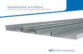 Gypframe Profiles - Dimensional Specifications/media/Files/British... · Gypframe profiles Dimensional specifications data sheet ... minimum of 10mm penetration into a metal stud.