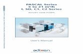 PASCAL Series 5 to 21 m /h I, SD, C1, C2 · PDF filePASCAL Series 5 to 21 m3/h I ... Vacuum Technology in the design of rotary vane ... above 1.0 Torr. the unit should be equipped