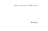 Basics - SureColor P800 Series - Epson America · PDF fileEpson Exhibition Watercolor Paper Textured