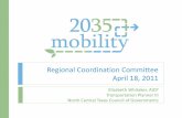Regional Coordination Committee April 18, · PDF fileRegional Coordination Committee April 18, ... TSM, TDM, Bicycle & Pedestrian ... JRB Regional Coordination Committee April 18,
