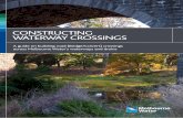 ConstruCting waterway Crossings - Melbourne Water · PDF fileConstruCting waterway Crossings a guide on building road (Bridge/Culvert) crossings ... d Culvert crossing, showing the