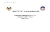 KEMENTERIAN PELAJARAN MALAYSIA · PDF fileDSP Pendidikan Seni Visual Tingkatan 2 Februari 2013 3 MATLAMAT KURIKULUM PENDIDIKAN SENI VISUAL Matlamat Pendidikan Seni Visual sekolah menengah