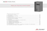 Manual Técnico EASYDAN - Mitsubishi Electric · PDF filePressão de ensaio da cuba: 12bar; ... - VASO DE EXPANSÃO VASO DE EXPANSÃO CIRCUITO SOLAR A pré-carga do reservatório de