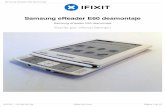 Samsung eReader E60 desmontaje - ifixit-guide-pdfs.s3 ... filePaso 2 Apagar el dispositivo para que la pantalla y deslice para abrir el teclado gire suavemente la cubierta posterior,
