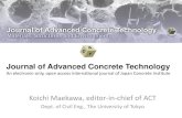Journal of Advanced Concrete Technology - Claisse papers/Young Researchers/2013ProfMaekawa.pdf · Journal of Advanced Concrete Technology . ... (3) Open access. Downloadable, free