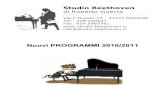 Nuovi PROGRAMMI 2010/2011 - Vivere... il pianoforte! · PDF fileCHOPIN: Il mio primo Chopin, Valzer, Preludi LISZT: Consolazioni MARTUCCI: 20 piccoli pezzi (Cesi) GRIEG: Pezzi lirici
