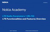Nokia Academy - docshare01.docshare.tipsdocshare01.docshare.tips/files/29621/296212946.pdf · RA41211EN70GLA0 © Nokia Solutions and Networks 2015 LTE Radio Parameters 1 [RL70] LTE