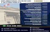 DIPLOMATURAS EN DERECHO Y GESTIÓN PÚBLICAicj.pe/wp-content/uploads/2017/07/Diplomaturas_en_Derecho_y... · ... Derecho Notarial y Registral Derecho Aduanero Registro, Saneamiento