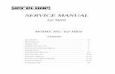 SERVICE MANUAL - · PDF fileSpecification 1-2 Block Diagram 3 Packing View 4 Packing View Part List 5 ... W02 CN104B CN104A. CONTROL PCB. W102 CN104. CN302 W103. W101. CURVE PCB. CN2