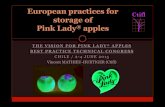 European practices for storage of Pink Lady apples - F8 Keyapal.org.au/wp-content/uploads/...Storage-Practices-Pink-Lady-2005.pdf · European practices for storage of Pink Lady®