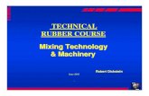 TECHNICAL RUBBER COURSE - Chicago Rubber · PDF fileTECHNICAL RUBBER COURSE Mixing Technology & Machinery Robert Dickstein. ... THE MILL) Main Mixer Metal Temperature Heat Transfer