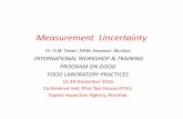 Measurement Uncertainty Rev .ppt - ILSI · PDF fileWhat is Measurement Uncertainty? “A parameter, associated with the result of a measurement, that characterises the dispersion of
