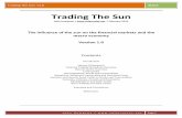 Trading The Sun v1 - S O L A - With John Hampson · PDF fileTrading The Sun v1.0 2012 ... Page 1 Trading The Sun ... stock market seasonality and waveform. I will also demonstrate