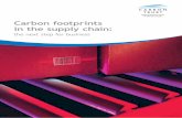 Carbon footprints in the supply chain - About the Carbon · PDF fileCarbon footprints in the supply chain Preface Energy efficiency has succeeded, and will continue to succeed, in