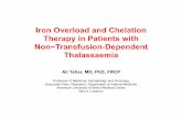 Iron Overload and Chelation Therapy in Patients with Non ... · PDF fileIron Overload and Chelation Therapy in Patients with Non−Transfusion-Dependent Thalassaemia Ali Taher, ...