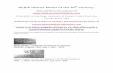 British Pewter Marks of the 20th Century- · PDF fileBritish Pewter Marks of the 20th Century- Selected from the website of   They offer a very large selection of Pewter marks