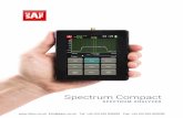 Spectrum Compact - 4Gon · PDF fileSpectrum Compact is an ultra light and easy to use measurement solution ... the Spectrum compact with enhanced data processing and analysis available