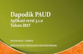 Dapodik PAUD - dapo.paud- · PDF fileDapodik PAUD Aplikasi versi 3.1.0 Tahun 2017 ... Urutan : Urutan bidang studi yang diajarkan oleh PTK. Kolom ini untuk menentukan bidang studi
