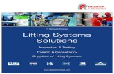 PT Rigspek Perkasa Lifting Systems Solutions · PDF fileHSE, LEEA, IOSH, IRATA, RTITB, ITSSAR, CISRS and ECITB. Training and Workshop Facilities We have extensive resources and equipment