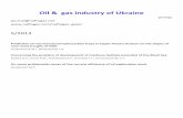 Oil gas industry of Ukraine - · PDF fileOil & gas industry of Ukraine ... information on the use of new technologies and diversification of hydrocarbons ... Y.F. Makogon on the Black