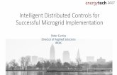 Intelligent Distributed Controls for Successful Microgrid ... filestate of microgrid • Smart data streams includes additional information about the device and meaning of the values