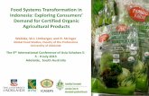 Food Systems Transformation in Indonesia: Exploring ... · PDF fileorganic on food products incl. fresh produce Fact-3: ... Supply induced development? - excess supply, short distribution