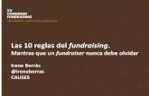 Las 10 reglas del fundraising - myftp.dynalias.orgmyftp.dynalias.org/supporto/10_Mantras.pdf · Las 10 reglas del fundraising. Mantras que un fundraisernunca debe olvidar ... DINERO