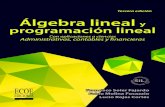 Tercera edición Álgebra lineal y programación lineal lgebra... · PDF fileMétodo sIMPleX..... 371 Introducción ..... 372 Objetivos ..... 372 6.1 Conceptos básicos del Método