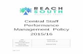 7v REAch2 Central Staff Performance Management Policy · PDF fileConsulted with NJCC . ... Transition to capability procedure ... 11.1 ACAS Code of Conduct for Disciplinary and Grievance