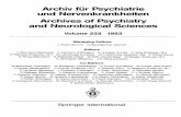 Archiv für Psychiatrie und Nervenkrankheiten Archives of ... · PDF fileArchiv für Psychiatrie und Nervenkrankheiten Archives of Psychiatry ... 211 Opinions of Patients and Nursing