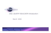 SQL QUERY BUILDER Introduction - · PDF fileSQL QUERY BUILDER Introduction March 2009. ... The SQL Query Builder is located in the datatools part of the Eclipse CVS repository Host: