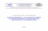 ŞI MINIMIZAREA DEŞEURILOR INDUSTRIEI …cadredidactice.ub.ro/gavrilalucian/files/2011/03/gavrila... · containerele pentru produsele chimice utilizate în curăţirea şi dezinfecţia
