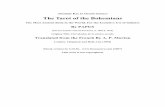 The Tarot of the Bohemians - · PDF fileAbsolute Key to Occult Science The Tarot of the Bohemians The Most Ancient Book in the World. For the Exclusive Use of Initiates By PAPUS [Gérard