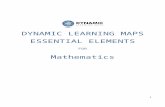 Background on the Dynamic Learning ... - State of Web viewDynamic Learning Mapsessential elements. for. Mathematics. Table of Contents. Background on the Dynamic Learning Maps Essential