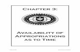 Fiscal Law Deskbook, 2013 - The Library of Congress · PDF fileA Availability of Appropriations as to Time C Chapter 3: TJAGLCS-ADK 2013 Fiscal Law Deskbook