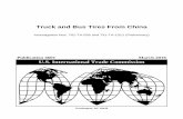 Truck and Bus Tires From China - USITC · PDF fileChannels of distribution ... International Trade Commission ... imports of certain truck and bus tires from China that are allegedly