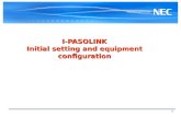 I-PASOLINK Initial setting and equipment configurationdocshare01.docshare.tips/files/27874/278743081.pdf · topc-e4011e-02-XXXXXX 3 lct communication interface the local craft terminal
