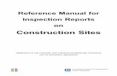 Reference Manual for Inspection Reports on - · PDF fileAfter an occupational safety officer of the Labour Department visits your construction site, he will issue a Construction Site